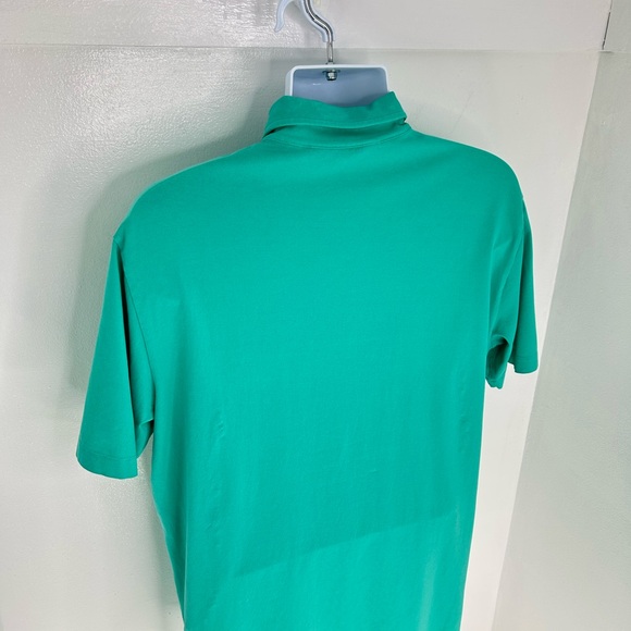 Polo Golf Ralph Lauren Polo Size Large Stretch Lisle Pima Cotton Green Shirt - Picture 8 of 12